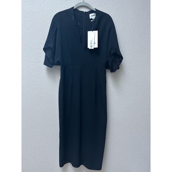 Zara Narciso Rodriguez V Neck Midi Dress - Picture 2 of 5